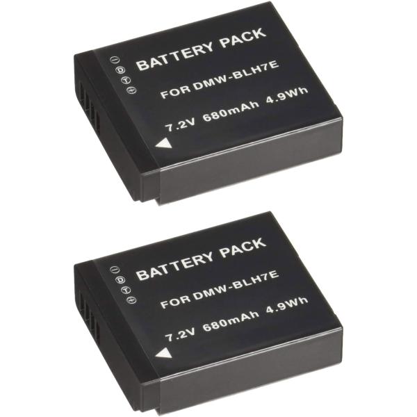 2個セット PanasonicパナソニックDMW-BLH7 互換バッテリーLUMIX DMC-GM1...
