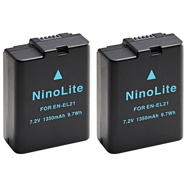2個セット Nikon ニコン EN-EL21 互換バッテリー battery ミラーレス一眼レフカ...