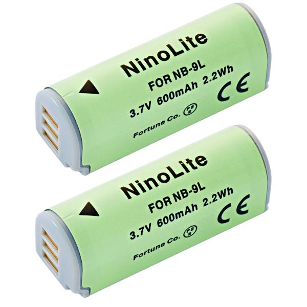 2個セット キャノン NB-9L 互換バッテリー IXY 50S IXY 51S IXY 1 IXY...