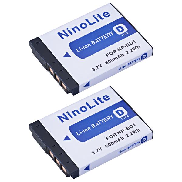 2個 Sonyソニー NP-BD1ソニーNP-BD1バッテリー互換品 DSC-T70 B DSC-T...