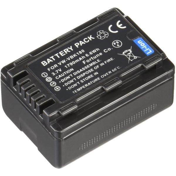 パナソニックPanasonicバッテリーVW-VBK180-K/VW-VBK180互換電池 HDC-...