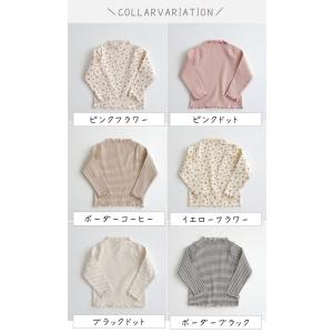 キッズ ベビー服 Tシャツ ブラウス 長袖 花...の詳細画像2