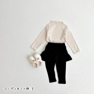 キッズ ベビー服 Tシャツ ブラウス 長袖 花...の詳細画像5