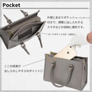 トートバッグ ハンドバッグ メンズ 小さめ 本...の詳細画像3