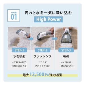 カーペットクリーナー 専用洗剤プレゼント カー...の詳細画像5