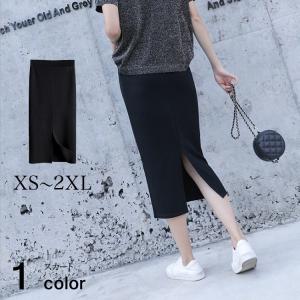 スカート ひざ下 春 夏 秋冬 ペンシルスカート ミモレ丈