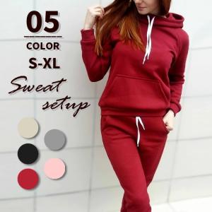 パーカー セットアップ レディース 長袖 スウェット 上下セット スエット 秋冬 トレーナー フード付き プルオーバー ルームウェア Fs S Mn76 Joystyle 通販 Yahoo ショッピング