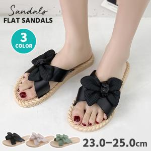 フラットサンダル リボン かわいい ビーチサンダル サンダル レディース ぺたんこ おしゃれ 可愛い 夏 歩きやすい 草履 スリッパ つっかけ S C0046 Joystyle 通販 Yahoo ショッピング