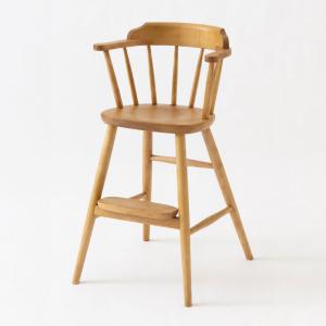 飛騨産業 Northern Forest ベビーチェア NC238 受注生産商品 板座 カバ材 カバ無垢材 カントリースタイル アンティーク調