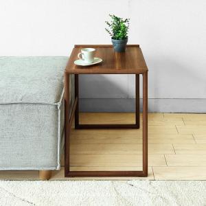 日進木工 ac-cent サイドテーブル 木製 2Way SIDE TABLE