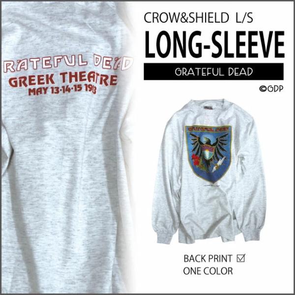 ★送料無料★GRATEFUL DEAD CROW &amp; SHIELD LONG SLEEVE / グレ...