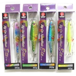 ヘビーウェイトメタルジグ4本セット ルアー4色セット メタルジグ 40g マルシン漁具 ジグオンスク