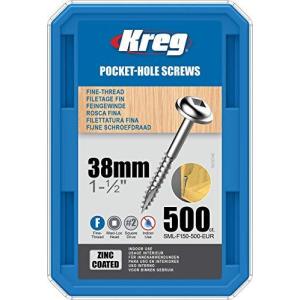 Kreg ポケットホールスクリュー 38mm 細目 (500本入)｜jp-liebe