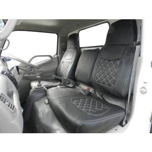 日野 デュトロ/ダイナ 標準車（セパレート式） フェイクレザーシートカバー（5点セット）