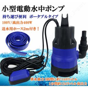 ツルミ 水中ポンプ 小型 100V FP-5S 家庭用 汚水 排水ポンプ 水槽 給水