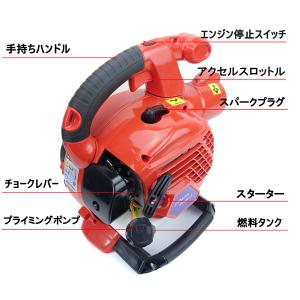動画付 小型 軽量 エンジン式 ブロワー ブロ...の詳細画像1