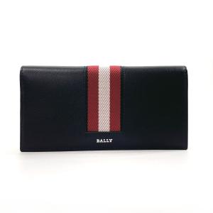 未使用品 バリー BALLY 長財布 6302794 BALIRO レザー ブラック ストライプ 保存箱付き｜jpbrands