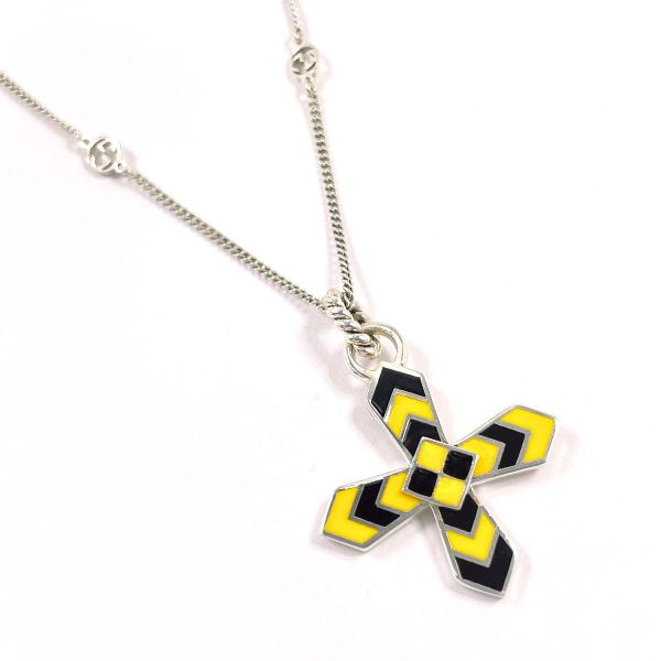グッチ GUCCI ネックレス ペンダント クロス GG シルバー925 アクセサリー 新品仕上げ済...