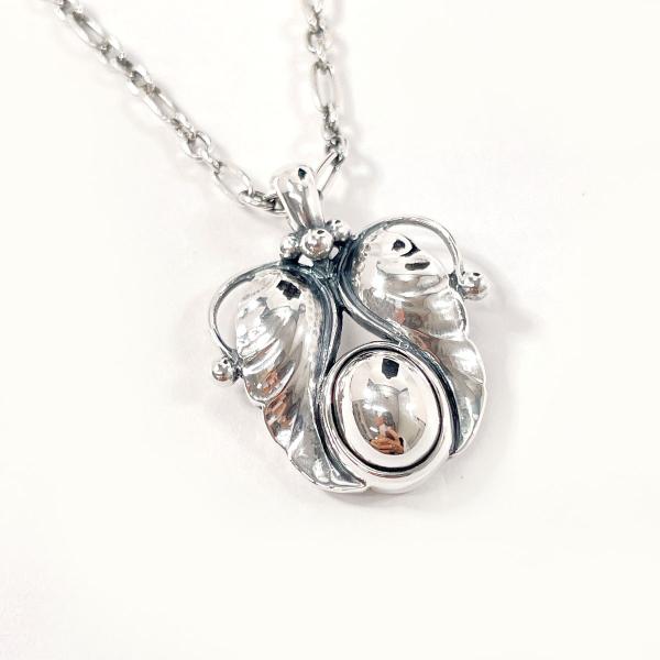 ジョージジェンセン Georg Jensen ネックレス イヤーペンダント 1994 シルバー925...