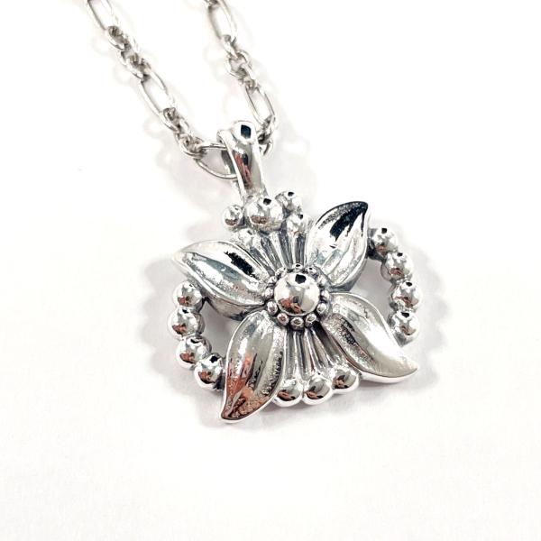 ジョージジェンセン Georg Jensen ネックレス イヤーペンダント 1998 ヘリテージ コ...