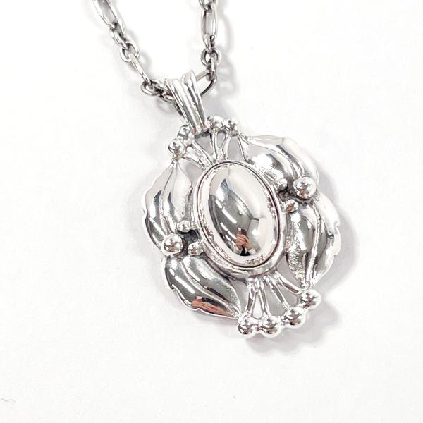 ジョージジェンセン Georg Jensen ネックレス イヤーペンダント 2000 シルバー925...