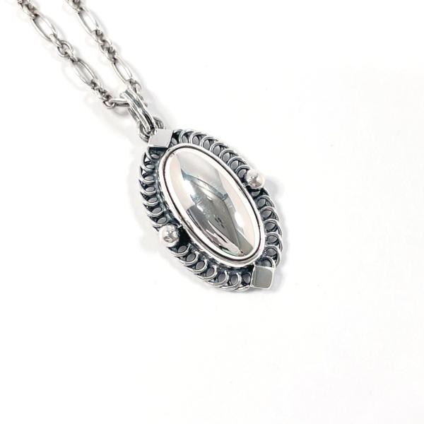 ジョージジェンセン Georg Jensen ネックレス イヤーペンダント 2004 ヘリテージ コ...