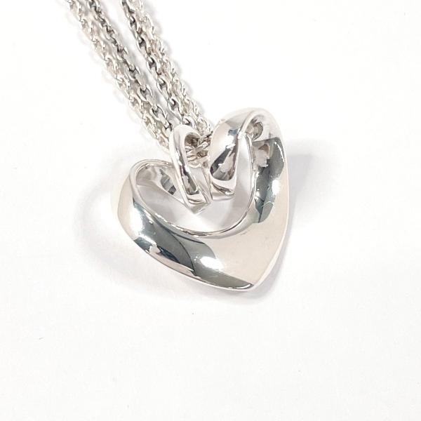 ジョージジェンセン Georg Jensen ネックレス ペンダント 2001 ハート ダブルチェー...