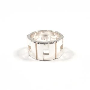 19号 グッチ GUCCI リング・指輪 モダニスト ワイドリング シルバー925 ヴィンテージ アクセサリー 新品仕上げ済み メンズ
