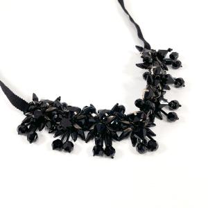 PRADA（プラダ） ネックレス バードモチーフ 鳥 シルバー925/ラフィア