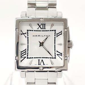 ハミルトン HAMILTON 腕時計 H322910 ジャズマスター 6Ｐダイヤベゼル ステンレスス...