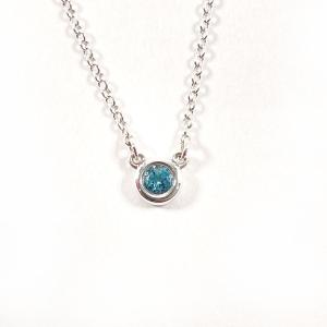 ティファニー TIFFANY&Co. ネックレス バイザヤード エルサペレッティ シルバー925/アクアマリン シルバー ジュエリー 新品仕上げ済み｜jpbrands