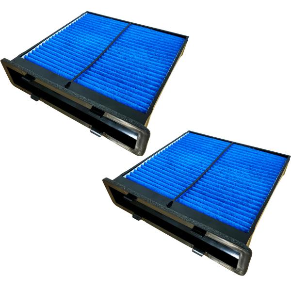 KURVE エアコンフィルター 2個セット 抗菌 抗ウィルス スバル WRX XV インプレッサ エ...