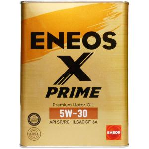 ENEOS X PRIME (エックスプライム) エンジンオイル 5W-30 SP/RC GF-6A (100％化学合成油) 4L缶｜jpitshop