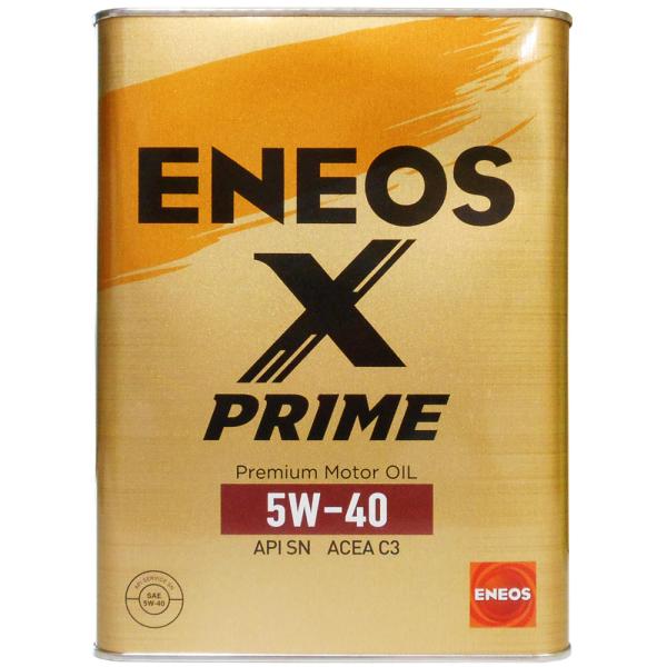 ENEOS X PRIME (エックスプライム) エンジンオイル 5W-40 SP C3 (100％...
