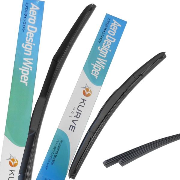 エアロ デザイン ワイパー ブレード 2本 替えゴム付セット 480mm 380mm N-ONE エ...
