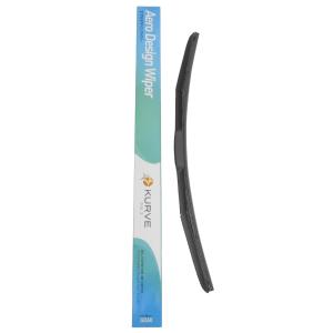 KURVE エアロ デザインワイパー ブレード 600mm グラファイト+モリブデン ダブルコーティ...