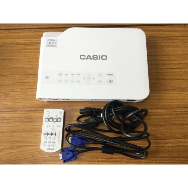 CASIO(カシオ) XJ-A142 スリムモデルプロジェクター ライト使用時間85時間 リモコン付...