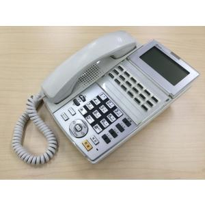 NTT  コードレスホン　固定電話機 * NTT 【中古】【AC付】 ZX-DECLDIV-PSKT-(1)(W) αZX 24ボタン卓上