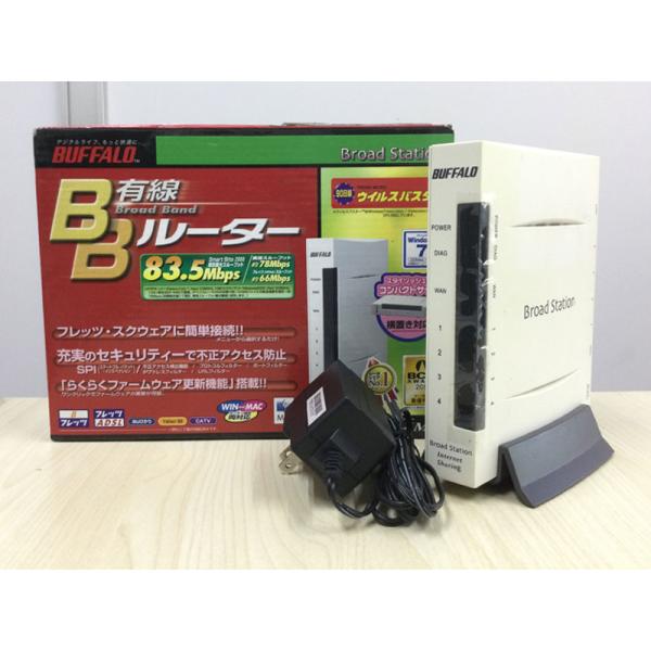 Buffalo(バッファロー) BBR-4MG V2 有線ルーター 100Mbps エントリーモデル...