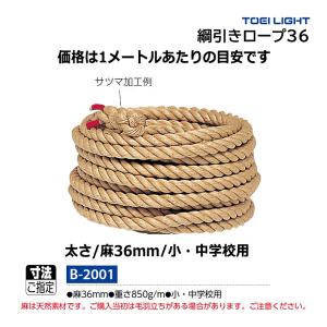 トーエイライト 運動会 体育祭 綱引きロープ36 B-2001