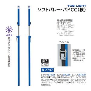 TOEI LIGHT（トーエイライト） ソフトバレー・マルチ補助ポール B-6356