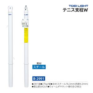 トーエイライト テニス支柱W (メーカー直送) B-2991 ＜2025NP＞