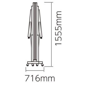 トーエイライト 卓球台MDF22FSAA B-...の詳細画像1