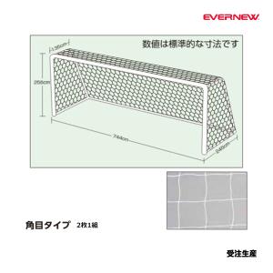 エバニュー 一般サッカーゴールネットS110 EKE828 ＜2026NP＞