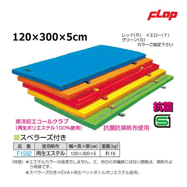 フラップ エコカラー抗菌合成スポンジマットS スベラーズ付き 120x300x5 大型品 F1592...