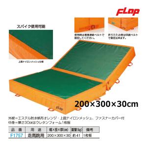フラップ メッシュ付エバーマット(屋外陸上用)折式 走高跳用 200