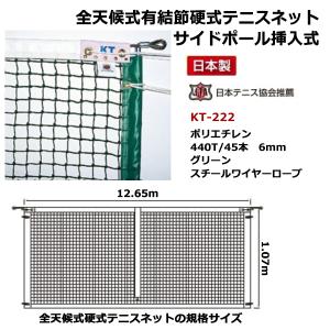 寺西喜 全天候式ポリエチレンブレード硬式テニスネットサイドポール