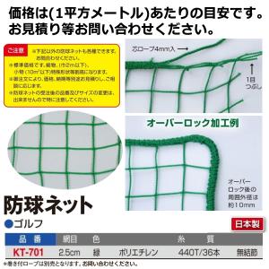 寺西喜 要見積 防球ネット (1m×1mに付) 網目10cm：緑 防炎ポリエチレン