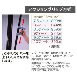 グローバルライフタイム ポータブルバスケットボ...の詳細画像1