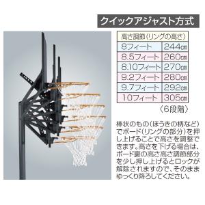 グローバルライフタイム ポータブルバスケットボ...の詳細画像1